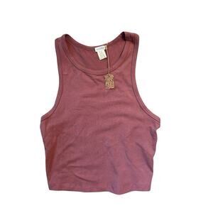 Bozzolo Sleeveless Cropped Shirt Women’s Size Medium NEW